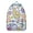 Colorful Paisley, variant on Fairy Tale Mushroom Backpack, Botanical Mushroom School Bag with Vintage Woodland Mushroom Design, Boho Cottagecore Psychedelic Trippy Pattern, Aesthetic Gothic Style