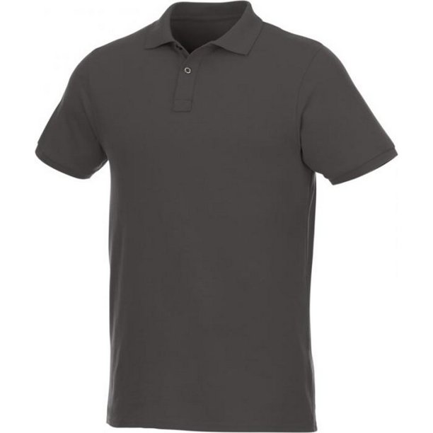 Elevate - Polo Beryl de Manga Corta para Hombre (Gris Tormenta)