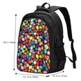 thumbnail image 5 of Daiia Easter Eggs2 Pattern USB Charging Backpack for Men and Women, Anti-Theft Backpack,Travel Backpack,School Backpack,College Backpack,Laptop Backpack, 5 of 7