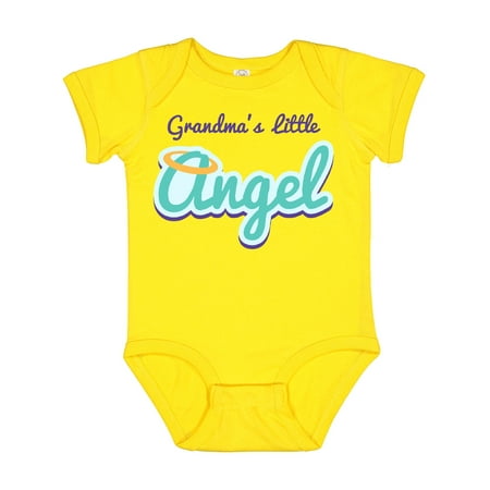 

Inktastic Grandma s Little Angel Gift Baby Boy or Baby Girl Bodysuit