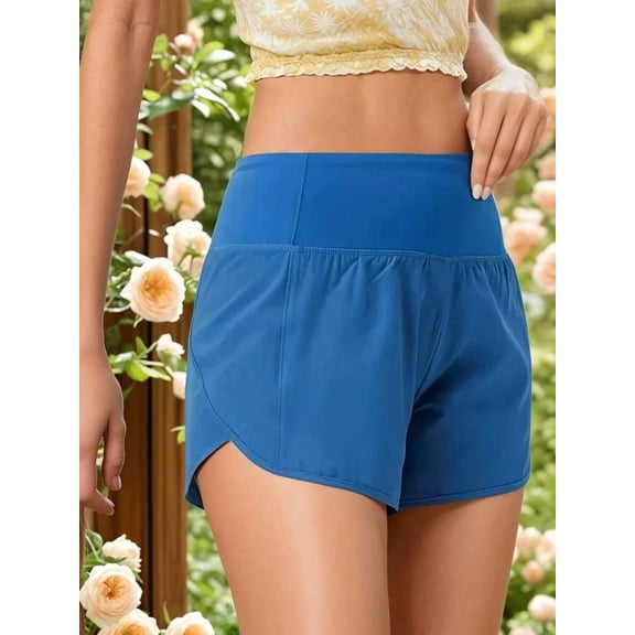 Women's Lightweight Sports Running Shorts Quick Dry athletic Workout Shorts with Pocket