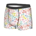 thumbnail image 2 of Balery Retro Floral Men's Boxer Briefs, Soft and Breathable Cotton Underwear with nylon Waistband-XX-Large, 2 of 9
