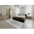thumbnail image 5 of Ahgly Company Machine Washable Indoor Square Transitional White Smoke Area Rugs, 6' Square, 5 of 7