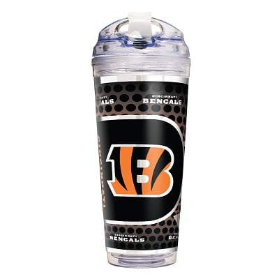 Cincinnati Bengals Gobelet Acrylique 24 Oz. avec Paille