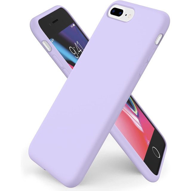 Compatible avec Étui iPhone 8 Plus, Étui en Gel Liquide Silicone Slim Entièrement Couverte