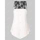 thumbnail image 3 of Camiseta de tirantes floral con panel de encaje de talla grande Rosegal  Bikinis, 3 of 5
