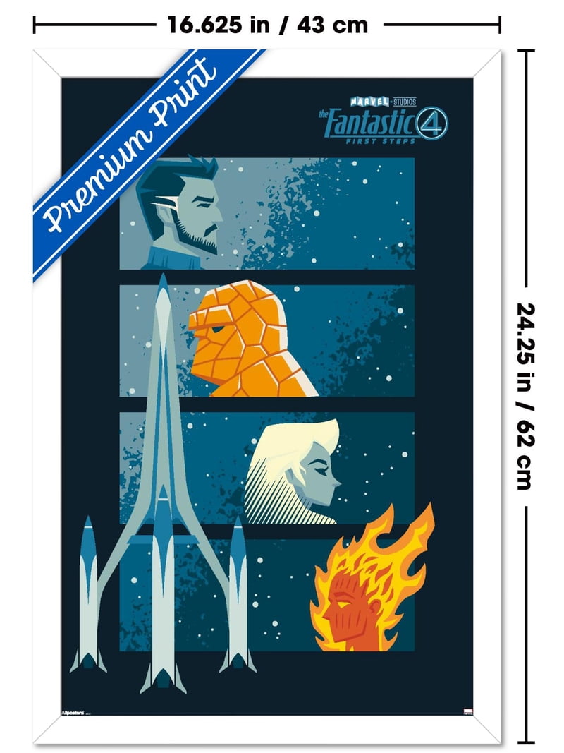 Marvel Fantastic Four: First Steps (2025) - Illustration Wall