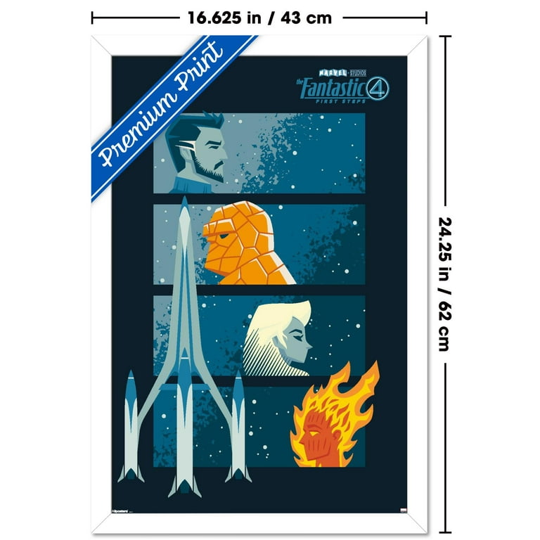 Marvel Fantastic Four: First Steps (2025) - Illustration Wall Marvel Fantastic Four: First Steps (2025) - Illustration Wall