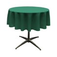 thumbnail image 1 of LA Linen TCpop51R-TealP43 Polyester Poplin Tablecloth, Teal - 51 in. Round, 1 of 4
