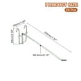 thumbnail image 2 of Uxcell 25Pack 7.87" Pegboard Hook Display Hook, Grid Wall Bracket Peg Board Display Hook, 2 of 6