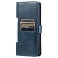 thumbnail image 4 of SaniMore for Samsung Galaxy S2 Ultra PU Leather Case, Wallet Design with Card Slots Cash Pocket [Wrist Strap] Flip kickstand Full Body Protection Magnetic Closure Business TPU Shell, Darkblue, 4 of 11