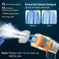 thumbnail image 5 of Handheld Clothes Steamer: 15 Seconds Fast Heat-up Portable Clothes Steamer with Large Water Tank, Blue, 5 of 5