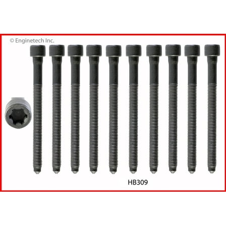 HEAD BOLTS AUDI VW 2.0L 1