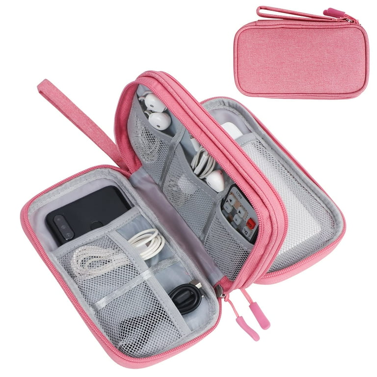 Organizer Travel Bag for Electronic Accessories Gadgets Cables Charger in Black | Small