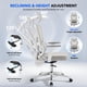 thumbnail image 2 of Yeshouse Silla de oficina ergonómica de malla con respaldo alto, lumbar ajustable, reposabrazos 3D, reposacabezas y reclinación, silla de escritorio giratoria y transpirable, 2 of 8