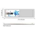 thumbnail image 3 of WIRESTER Plastic Clean and Dirty Dishwasher Magnet Sign Slide Magnet, Blue Sea Turtle, 3 of 6