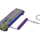 thumbnail image 1 of Línea de cable de  en espiral de 1,8 teléfonos móviles con mecánico Púrpura perfke Cable espiral enrollado, 1 of 9