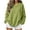 *Green, variant on VBVC Women's Corduroy Crew Neck Sweatshirt , Ladies' Loose Fit Long Sleeve Pullover , Casual Fall Winter Tops For Women, S-2XL