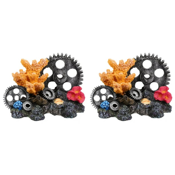 Coral Fish Tank Resin Ornament Statue Aquarium Fake Polyresin