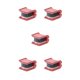 thumbnail image 2 of Bearachild Esponja Cepillo Depurador En forma de U Platos de cena Platos Herramienta de Mancha rápida Vajilla Removedor de fregado Gadget Rosa Rosado 5Conjunto, 2 of 6