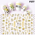 thumbnail image 1 of Swan Ultra-thin Back Glue Cartoon Fire Decoration Flamingo Nail Stickers, 1 of 3