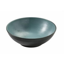 Yanco BM-407TL 24 oz Birmingham Melamine 7.25 x 2.75 in. Soup & Cereal Bowl - Gray & Teal