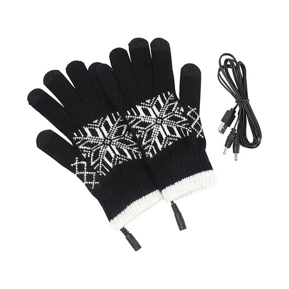 LEHOZIHEQ USB Heated Gloves, Rechargeable Heated Gloves with Touchscreen, for Cold Weather Motorcycle Skiing Snowboarding Hiking Hunting Gifts