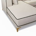 thumbnail image 3 of Sala Esquinera Moderna Modular Gris Cómoda Confortable Beige Bear Crema, 3 of 5