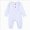White, variant on 12-18 Months Newborn Unisex Infant Long Sleeve Romper Solid Bodysuit Jumpsuit Baby Outfits Footed Bodysuit Newborns Everyday Wear