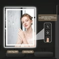thumbnail image 2 of LED Bathroom Mirror with Lights, Lighted Bathroom Vanity Mirror for Wall, Anti-Fog, Dimmable, Backlit + Front Lit, Shatter-Proof, 2 of 7