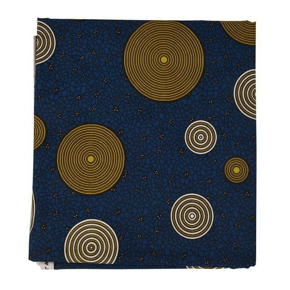 Qtmnekly 6 Yards African Polyester Wax Prints Fabric African Fabric for Dress