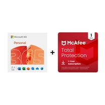 Microsoft 365 Personal & McAfee Total Protection 1-Device 2026 (Office ...