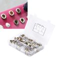 thumbnail image 3 of Rivet Nut, 300Pcs Rivet Nut Kit Carbon Steel Flat Head Threaded Insert Nut Assorted in M3 M4 M5 M6 M8 M10, 3 of 7