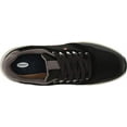 thumbnail image 5 of Dr Scholl's Northern Black Suede Leather Lace Up Low Top Rounded Toe Sneakers (Black, 10), 5 of 6