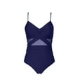 thumbnail image 5 of Kcolen Women One Piece Swim Dress Tummy Control Push Up Training Sport Swimming Suit Solid Color Bathing Suit Full Coverage Swimwear for Women, 5 of 5