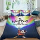thumbnail image 2 of Wolfboy y la Fábrica de Todo Conjunto de sábanas temático, trío de piezas, cómodo y amigable con la piel, diseño único, regalo de decoración para el hogar para familiares, amigos y fans,140cm *210cm, 2 of 6