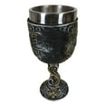 thumbnail image 3 of Gothic Alchemy Black Death Steampunk Plaque Doctor Edgar Poe Wine Goblet Chalice, 3 of 8