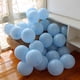 thumbnail image 5 of Decoración de fiesta en color azul pastel, 100 globos de látex 100 % natural de 10 pulgadas, ecológicos y duraderos para cumpleaños, bodas, baby shower, arco de guirnalda de globos. No tóxico, seguro, 5 of 7