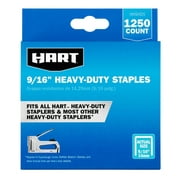 HART 9/16-inch Heavy Duty Staples (1,250 Count)