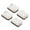 Square white, variant on MOMOJIA Pack of 4 Furniture Leg Risers for Adjusting Sofa Bed Table Height Risers