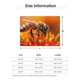 thumbnail image 5 of Fotbe Honeybee On Vibrant Flower Manta de Franela con Estampado, Manta Ultrasuave para Cama, Sofá, Auto, Hipoalergénica y Antibolitas-50"x40", 5 of 6