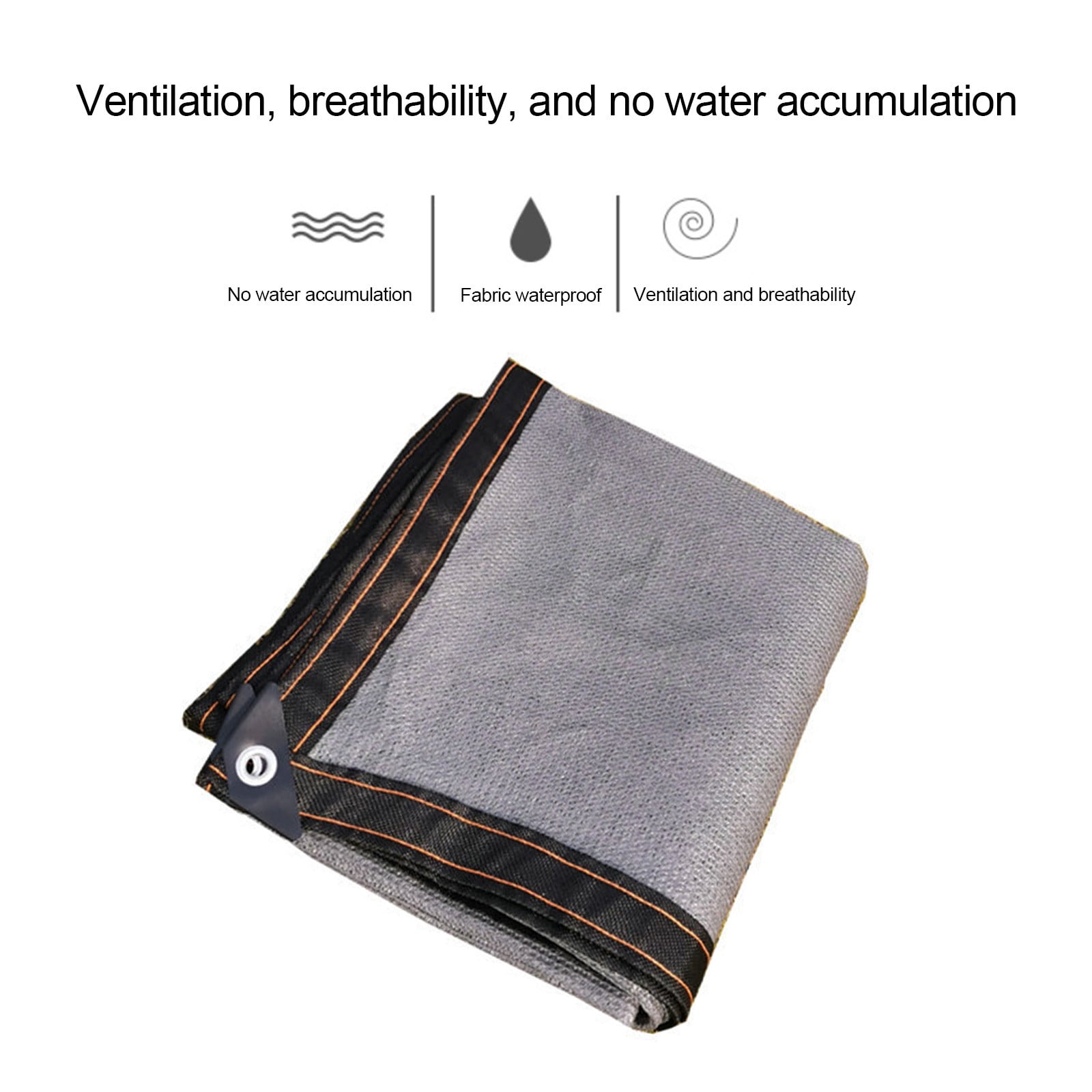 VOAVEKE Outdoor Sunshade,90% Shade Fabric Sun Shade Cloth Privacy Screen With Reinforced Grommets For Outdoor Patio Garden Pergola Cover Canopy
