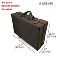 thumbnail image 2 of INTBUYING 64 Pairs Portable Eyeglasses Display Case Portable Foldable Eyewear Suitcase Storage Box Organizer, 2 of 4
