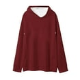 thumbnail image 6 of Edvintorg Maternity Clothes Women Solid Color Long Sleeve Casual Maternity Hoodies & Sweatshirts Winter Pullover Nursing Shirts for Breastfeeding, 6 of 6