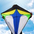 thumbnail image 4 of Travelwant Diamond Shape Kite Eye-catching Easy Installation Polyester Rainbow Outdoor Sports Beach Kite Family Outdoor Games and Activities, 4 of 9
