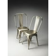 thumbnail image 2 of Butler Specialty Industrial Chic Accent Side Chair in Silver, 2 of 2