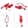 thumbnail image 4 of High Grade Hard Plastic Shell, Aluminum Alloy Arm with Ultra Clear Mirror Fully Adjustable Joint  Ritzy Paint Finish Universal Fit for Most Motorcycle and Scooter, 4 of 7
