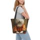 thumbnail image 2 of Balery Haystack Meditating Cat Bolsa de Hombro con Diseño, Bolsa Grande y Duradera, Bolsa Versátil para Compras, 2 of 6