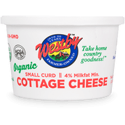 Westby 4% Milkfat Small Curd Organic Cottage Cheese, 16 oz