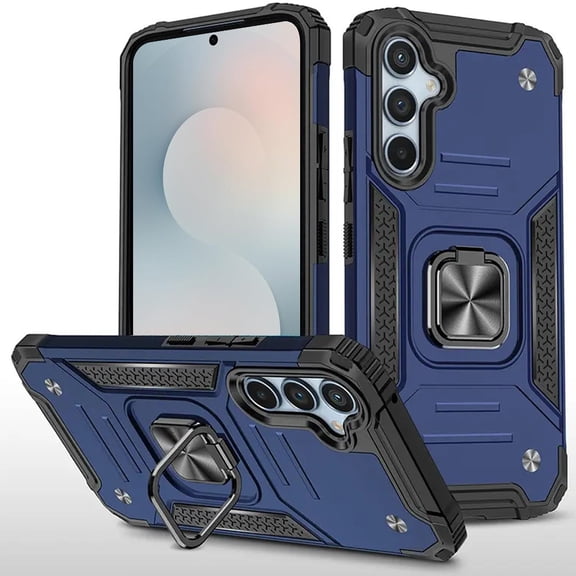 For Samsung s26 Robust Magnetic Kickstand Hybrid Case Cover - Blue